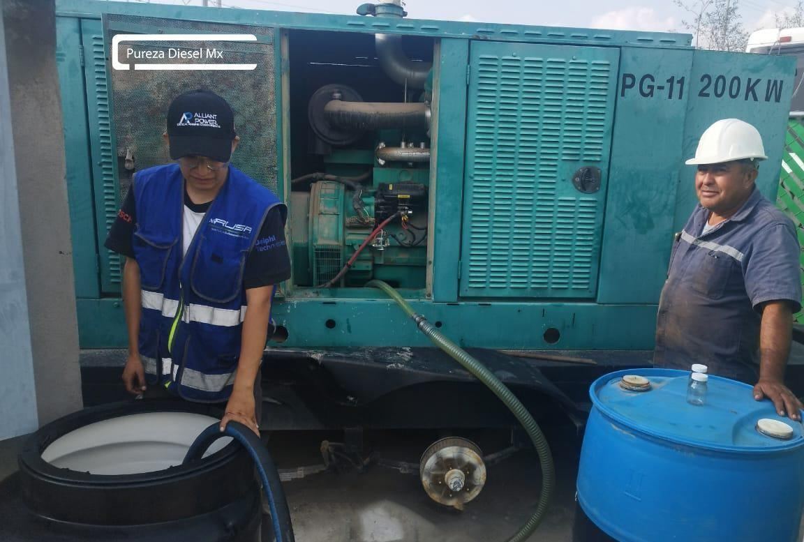 Servicio a generador de luz de 200 kW en Huehuetoca